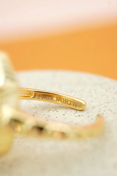 Labradorite North Star Ring - Gold