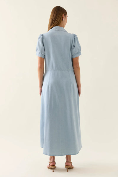 SOFIE DENIM MAXI- SKY