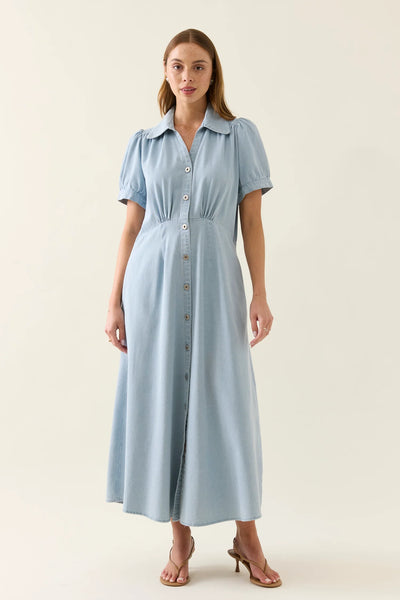 SOFIE DENIM MAXI- SKY