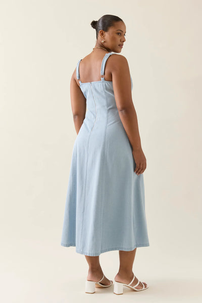 SOFIE TANK DRESS- SKY