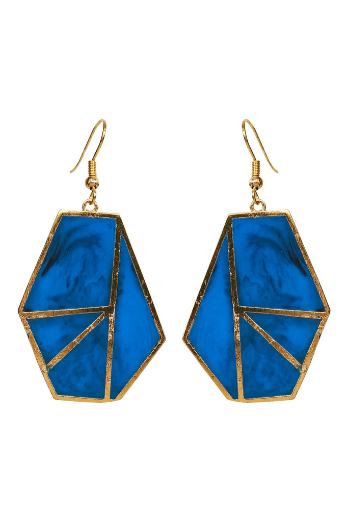 LE SOLEIL EARRING - COBALT