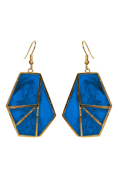 LE SOLEIL EARRING - COBALT