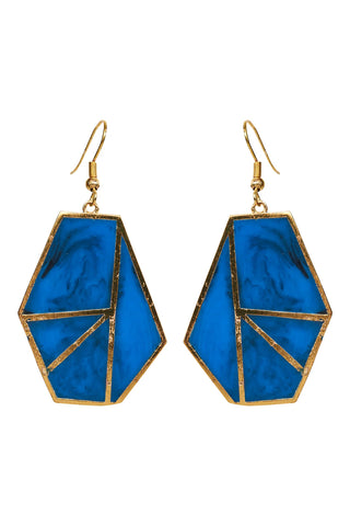 LE SOLEIL EARRING - COBALT