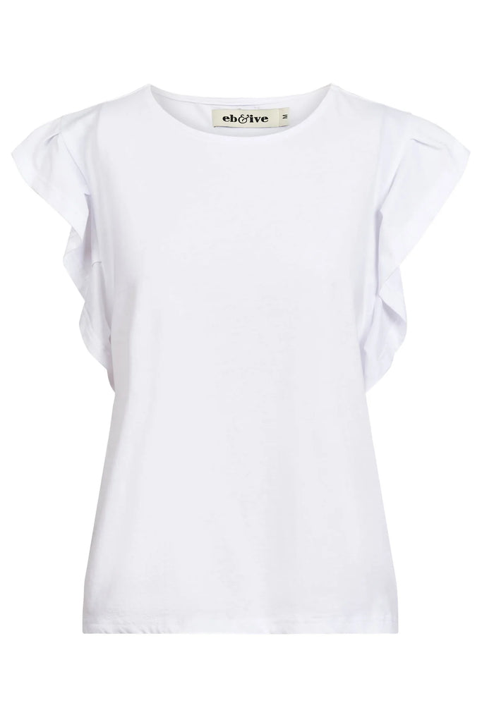 FRANCIA FRILL TANK - WHITE