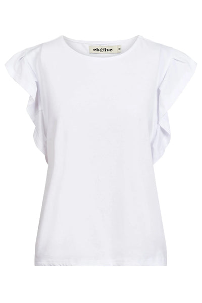 FRANCIA FRILL TANK - WHITE