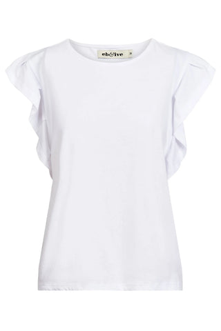 FRANCIA FRILL TANK - WHITE