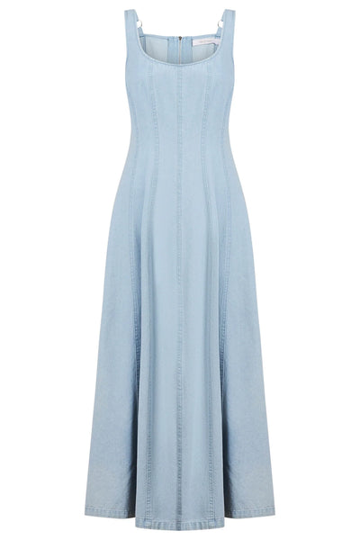 SOFIE TANK DRESS- SKY
