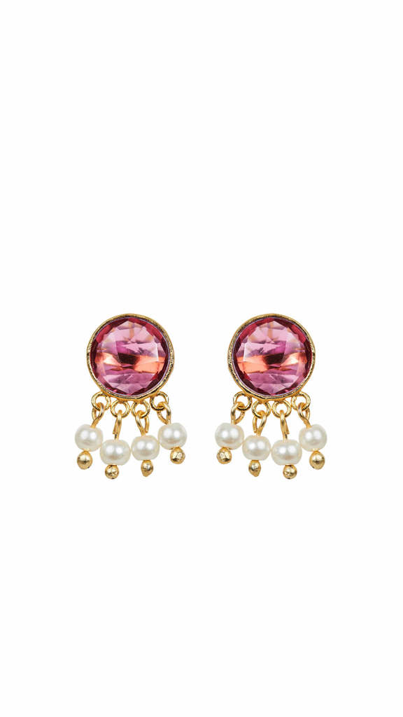 LOTUS PEARL STUDS