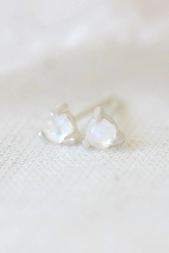 GUARDIAN ANGEL STUDS - SILVER