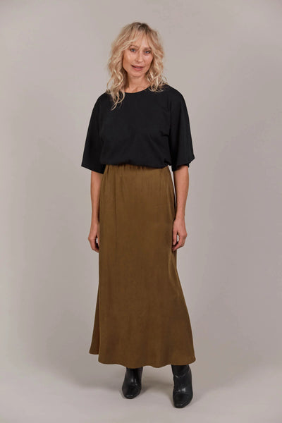 EDEN SKIRT - TOBACCO