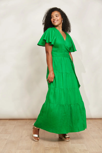 HALCYON MAXI DRESS - EMERALD