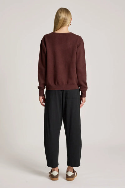 ZALA JUMPER - MAHOGANY