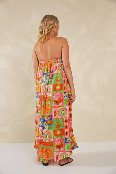 PORTOFINO HALTER MAXI- SPRITZ