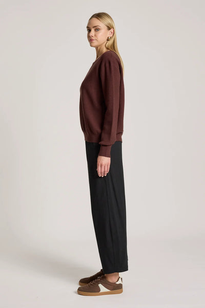 ZALA JUMPER - MAHOGANY