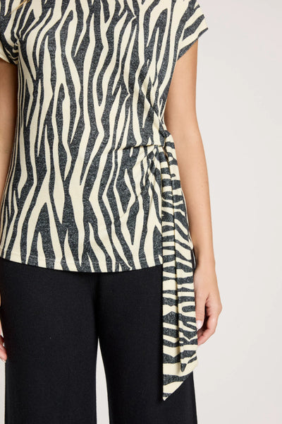ARIA TIE TOP - SAVANNA