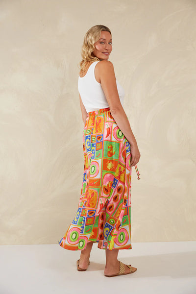 PORTOFINO MAXI SKIRT- SPRITZ