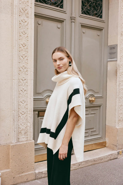 AVINO PONCHO - ECRU