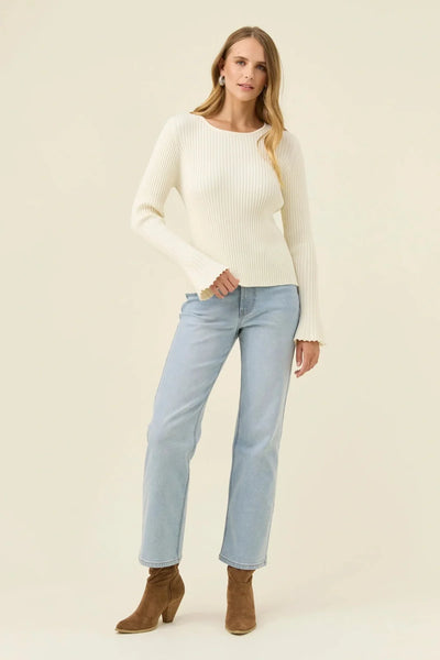 Darby Knit Top - Ivory