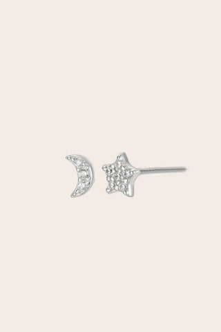 NIGHT SKY STUDS- SILVER