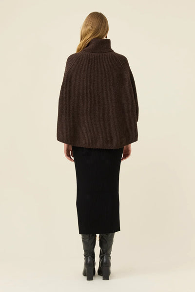 Miru Poncho - Chocolate