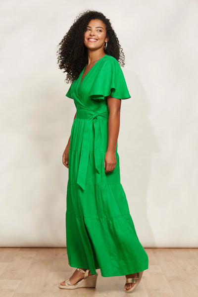 HALCYON MAXI DRESS - EMERALD