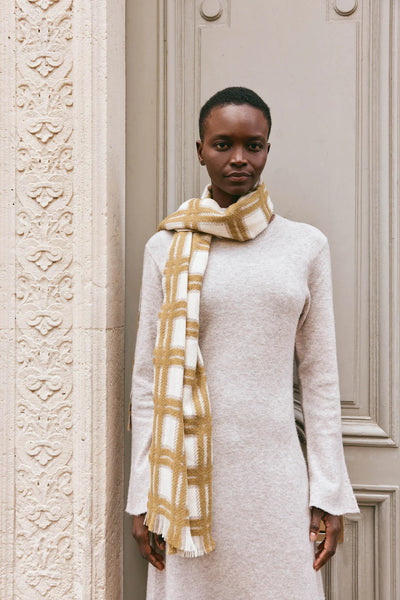 AMAN SCARF - CHARTREUSE