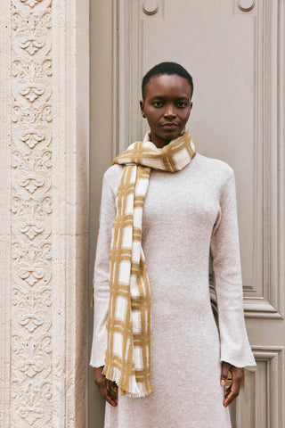 AMAN SCARF - CHARTREUSE