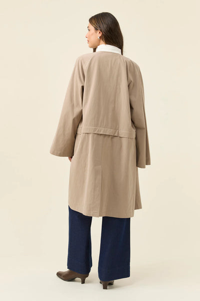 Farida Convertible Coat - Stone