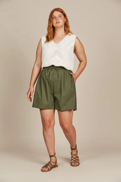 REMI SHORT- OLIVE