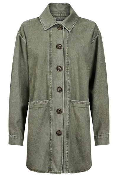 BODHI DENIM JACKET - OLIVE