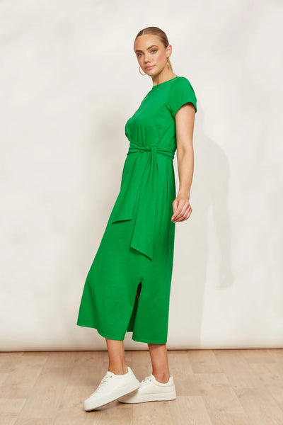 VERANO TIE DRESS - EMERALD