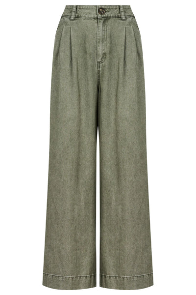 BODHI DENIM PANT - OLIVE