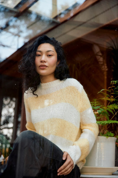 Pallas Stripe Jumper - Butter