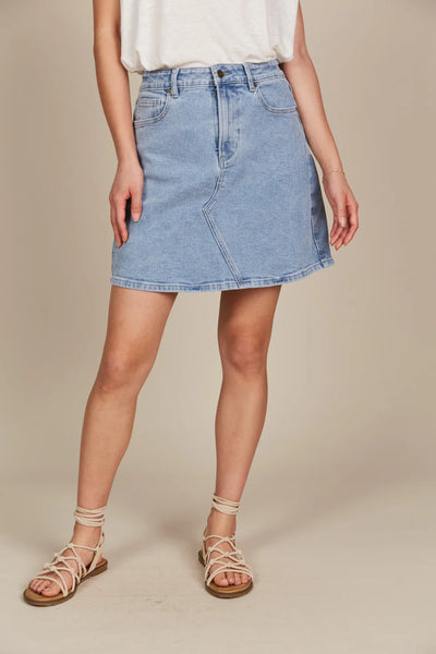 MARGOT DENIM SKIRT- STELLAR