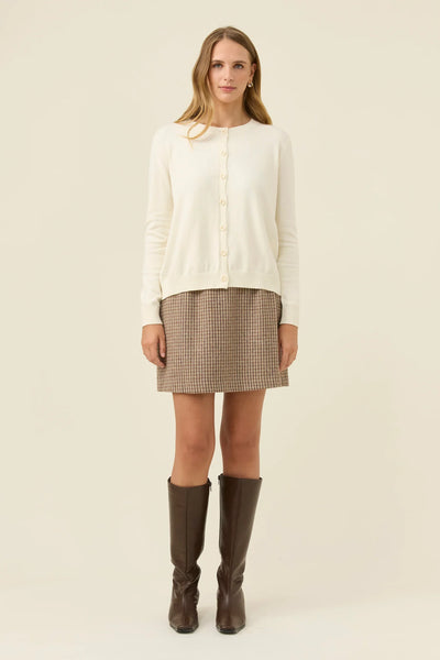 DARBY CARDIGAN- IVORY