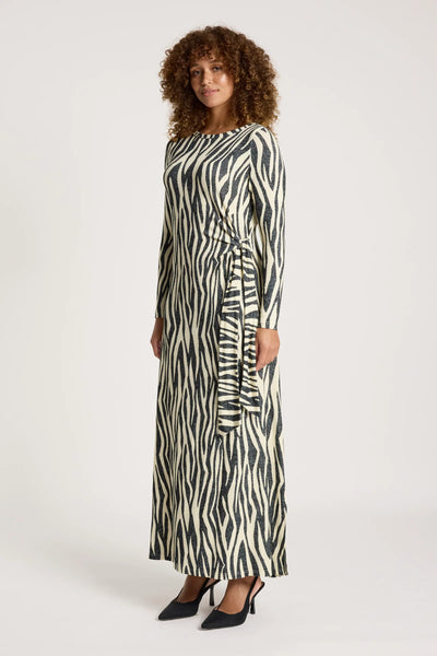 ARIA TIE MAXI DRESS - NOMAD