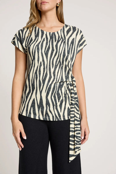 ARIA TIE TOP - SAVANNA