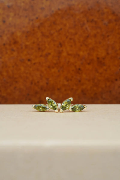 Flourish Studs - Gold