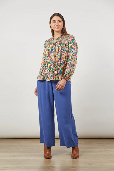 Romance Blouse - Meadow Bloom