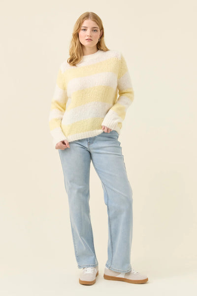 Pallas Stripe Jumper - Butter