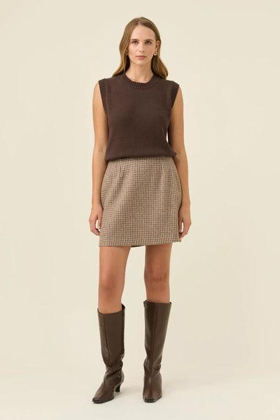 Cassidy Skirt - Taupe