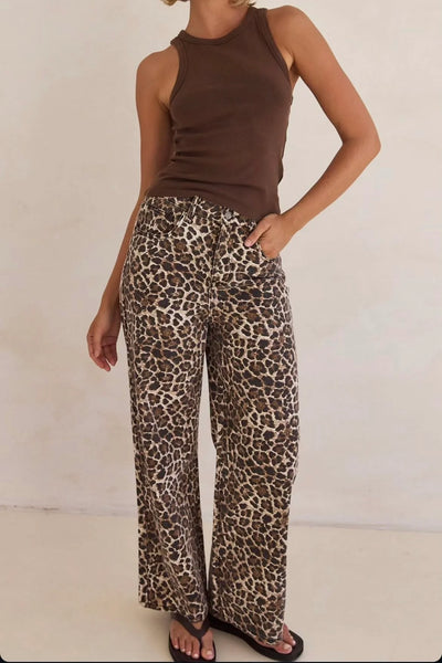 LEOPARD JEANS