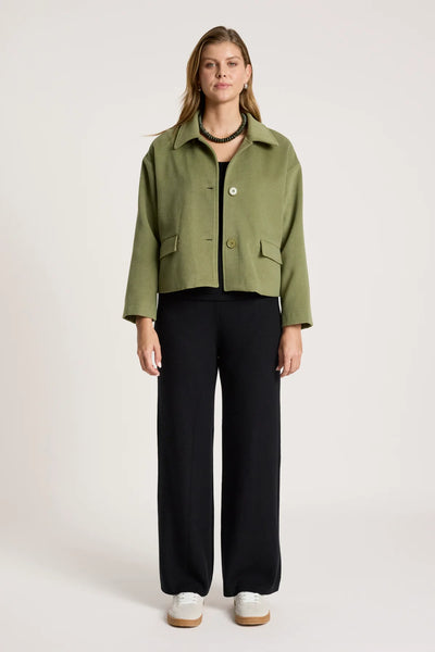 WANDERER CROP JACKET - PAMPAS