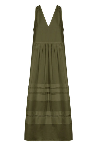 REMI TANK MAXI- OLIVE