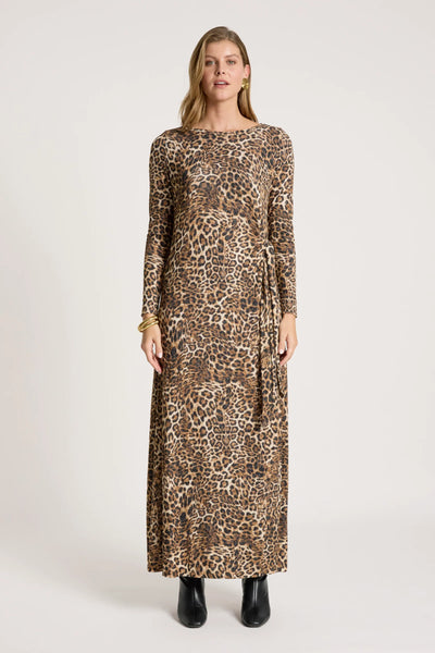 ARIA TIE MAXI DRESS - NOMAD