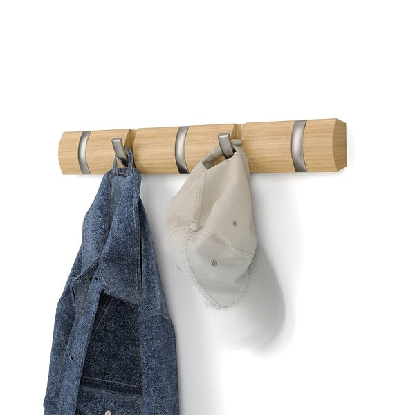 FLIP 5 WALL HOOK- NATURAL