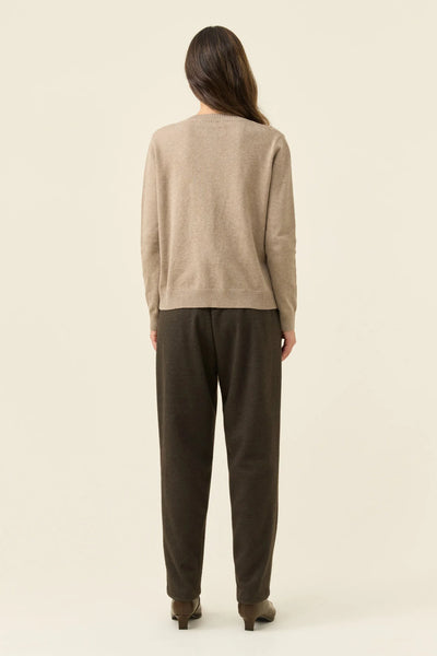 DARBY CARDIGAN- STONE