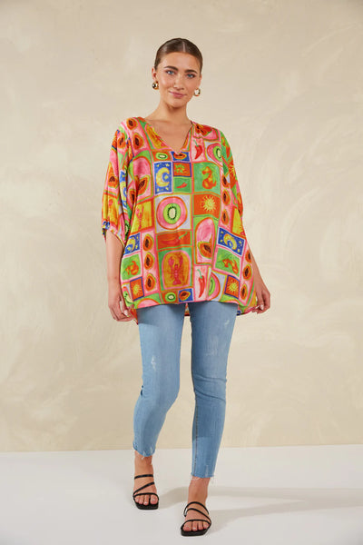 PORTOFINO RELAXED TOP- SPRITZ