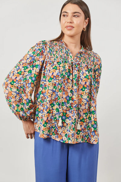 Romance Blouse - Meadow Bloom