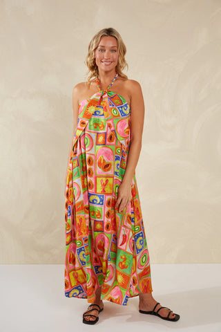 PORTOFINO HALTER MAXI- SPRITZ